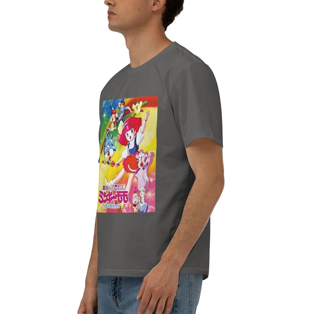 80s Vintage 魔法のプリンセス ミンキーモモ Tシャツ アニメTシャツ 魔法のプリンセス ミンキーモモ イエロー 痛T